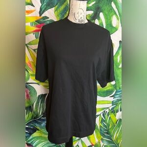 Collusion Unisex Mens Womens S Black Classic Simple Casual Spring Summer Tee